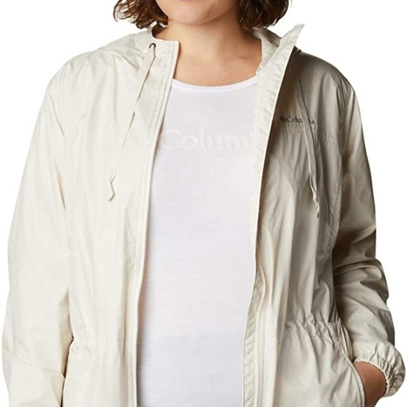 🆕Columbia Women's Auroras Wake III Mid Lined Jacket, XXL-Chalk Art Bouquet Embo - Picture 7 of 7